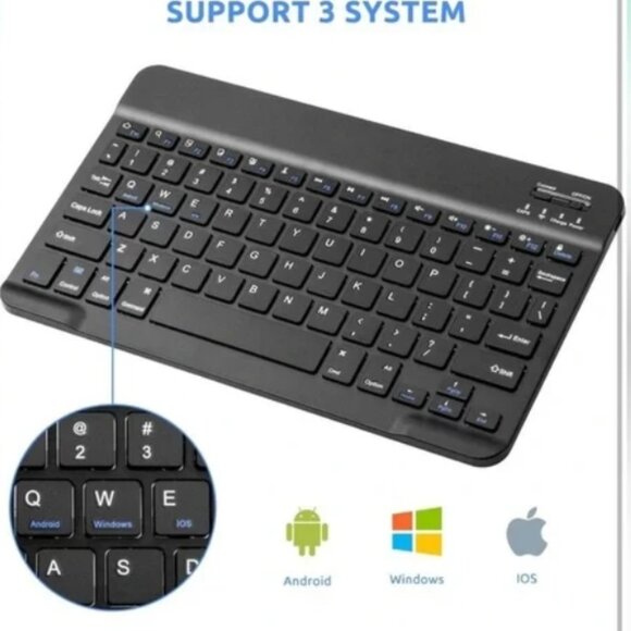 New in Box:  FIRE HD 10 Plus Tablet Case and Keyboard Bundle - Picture 12 of 13